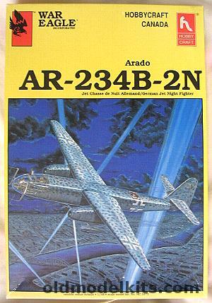 Hobby Craft 1/48 Arado AR-234 B-2N - With True Details Cockpit and Squadron Canopy, HC1673 plastic model kit